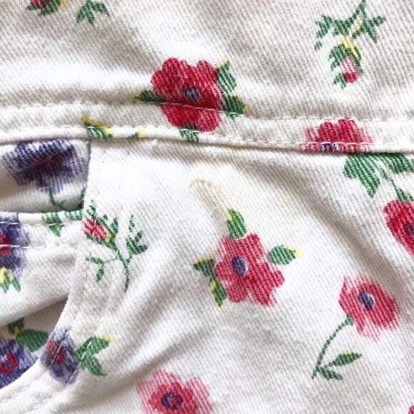 Vintage Alley Cat sports club denim shortalls 6X - Picture 4 of 7